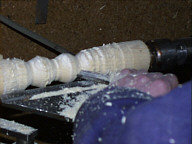 Gedrechselte Spindel